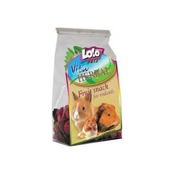 Krmivo pro hlodavce LOLOPets VITA HERBAL ovocný snack pro hlodavce 50 g-DOPRODEJ,rychlé dodání