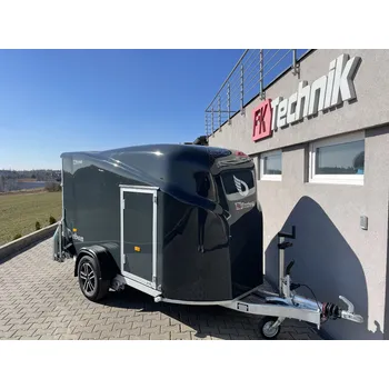 Přívěs k motorovému vozidlu Aerodynamický přívěs DEBON Cargo 1300®, ŠEDÝ