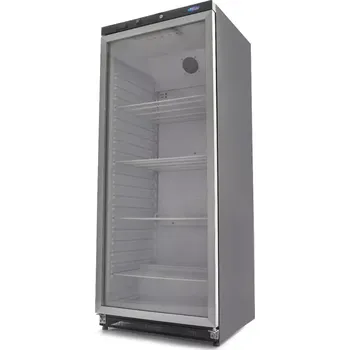 Lednice Maxima Lednice - 600 l - černá - se skleněnými dveřmi | 09405032