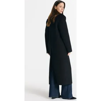 Dámský kabát Salme Vlněný kabát Magda Černá Regular Fit 36