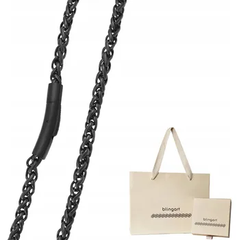 Řetízek Řetízek černý Spiga z chirurgické oceli 316L