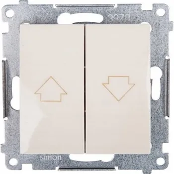 vypínač Žaluziový vypínač Kontakt-simon DZP1.01/41 krémový