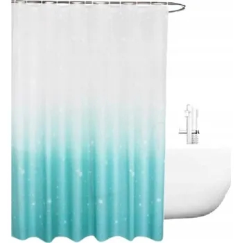 Prostěradlo Závěs do sprchy textilní Q-BATH 180 x 180 cm