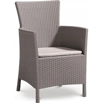 Zahradní židle Keter plast hnědá