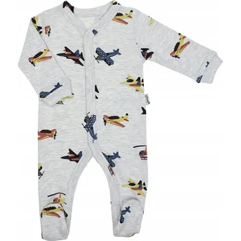 Kojenecký overall Chlapecký bavlněný overal šedá Nicol, vel. 74