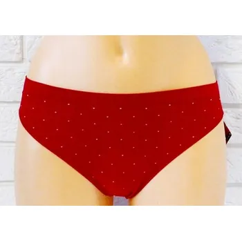 Kalhotky Kalhotky kalhotky červené s puntíky komfort ploché švy KUNERT 40-42 M