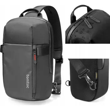 Městský batoh Brašna Taška Na Notebook Tablet Tomtoc Navigator-T24, malý batoh Batoh 7 l, černá