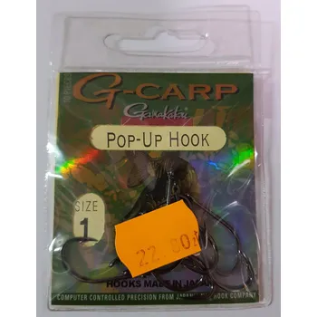 Rybářský háček Zemní Háčky Gamakatsu s protihrotem na kapry 10 ks