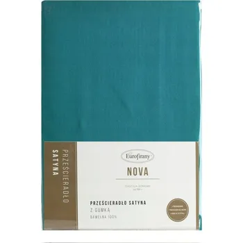 Prostěradlo Prostěradlo s gumou Eurofirany satén 100 x 200 cm