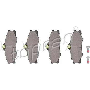 Brzdový systém Sada brzdových destiček, kotoučová brzda TOPRAN 103 288