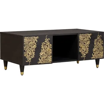 Konferenční stolek vidaXL Konferenční stolek Černá 100 x 54 x 40 cm Masivní mangové dřevo [4018820]