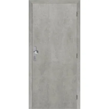 Interiérové dveře Solodoor Protipožární dveře 90 P, 920 × 1970 mm, fólie, pravé, beton, plné&nbsp;022000066131