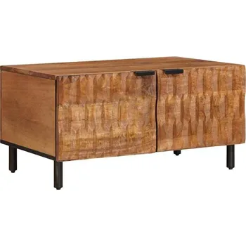 Konferenční stolek vidaXL Konferenční stolek Hnědá 80 x 50 x 40 cm Masivní mangové dřevo [4017905]