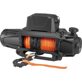 Stavební technika Vevor Elektrický naviják 6100 kg 12 v Φ9,5 mm×28 m syntetické lano ip67
