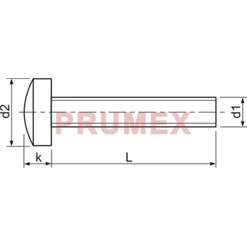 Šroub Šroub s drážkou TORX DIN 7985 M5x30 pozink