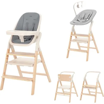 Jídelní židlička Dětská jídelní židlička Carrello Ergo 3v1 Barva: Carbon Grey