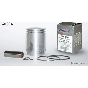 Píst motoru Píst Vertex MINARELLI AM6, APRILIA, YAMAHA (40,25mm) REPLICA NICASIL (28,00/2,00/12,00) (kroužky 53015004030 X 1, 52715004030 X 1) (Píst Vertex MINARELLI AM6, APRILIA, YAMAHA (40,25mm) REPLICA NICASIL (28,00/2,00/12,00) (kroužky 53015004030 X 1, 527150040