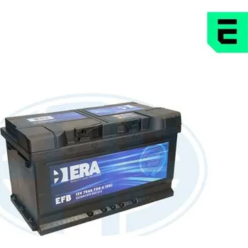 Autobaterie 75Ah P,s.p.730A, 12V, 315x175x175, ERA EFB