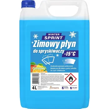 Náplň do chladiče a ostřikovače Zimní kapalina do ostřikovačů Citrus -15C 4l