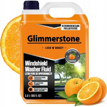 Směs do ostřikovače Letní kapalina do ostřikovačů Glimmerstone 5 l pomerančová