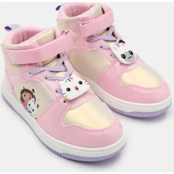 Dívčí tenisky Sinsay - Kotníkové tenisky s 3D aplikací Gabby’s Dollhouse - růžová - 334GW-30X - 334GW-30X-26