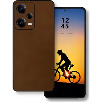 Pouzdro na mobilní telefon Zadní Kryt WWW pro Samsung Redmi Note 12 Pro 5G hnědý