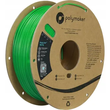 3D tisk Filament Polymaker PolyLite PETG 1,75mm 1kg Zelený