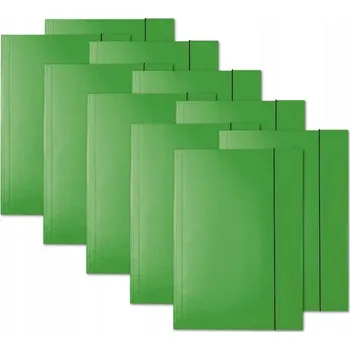 Desky s gumou, barva zelená Esselte, 10 kusů