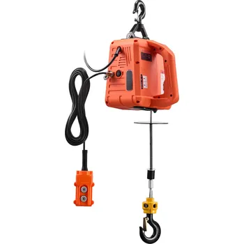 zvedák Vevor Elektrický naviják 3v1 700 kg 1500W 7,6m 5m/min manuál/kabel/bezdr.