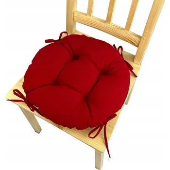Polštář Polštář na židli/taburet 35 cm ČERVENÝ KOLO