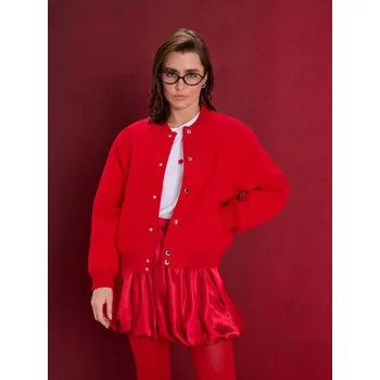 Dámské oblečení Sinsay - Bomber bunda s kapsami - červená - 152GZ-33X - 152GZ-33X-XS