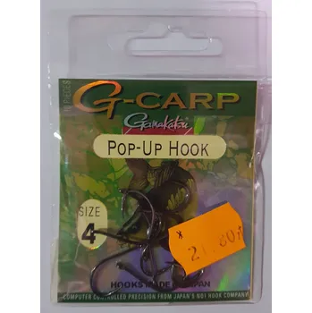 Rybářský háček Zemní Háčky Gamakatsu s protihrotem na kapry 10 ks