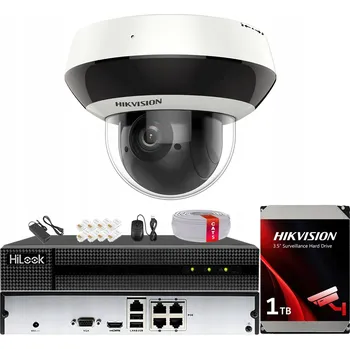 Bezpečnostní kamera Monitorovací sada Hikvision: 1 Otočná kamera 4MPx s AI, Motozoomem a 1TB úložištěm