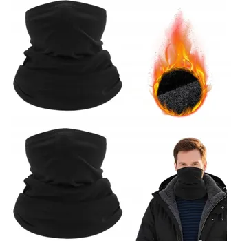 Čepice PÁNSKÁ ZIMNÍ ČEPICE NÁKRČNÍK ZIMNÍ PODZIMNÍ TEPLÁ 2ks