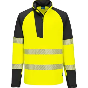 Pánská mikina Mikina na zip 1/4 Portwest T172 YBR vel. S