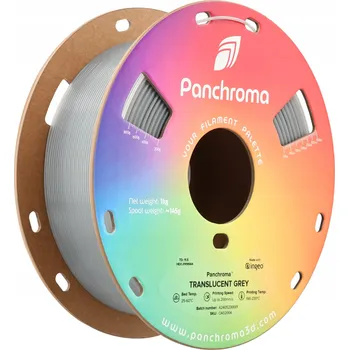 Filament Polymaker Panchroma PLA Průsvitná Šedá 1.75 mm 1 kg