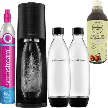 Výrobník sody Výrobník sody SodaStream Terra černý 1000 ml se 2 lahvemi