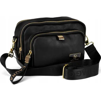 Kabelka Laura Biaggi kabelka přes rameno eko kůže černá