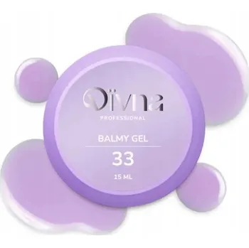 Lak na nehty DIVNA Balmy Gel 33 gel v lahvičce s konzistencí báze 15 ml na nehty