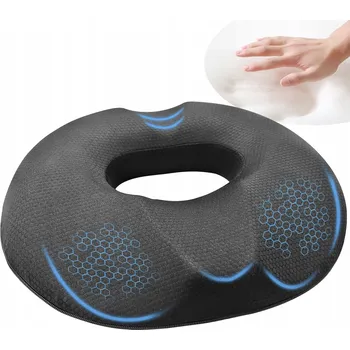 Polštář ORTOPEDICKÝ POLŠTÁŘ PRO SEDĚNÍ PROFILOVANÝ PAMĚŤOVÝ NA ŽIDLI KŘESLO VELKÝ