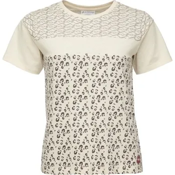 Dámské tričko Dámské kratší triko Lotto JOOLIA M Béžová, Hnědá