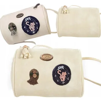 Kabelka Žlutá torebka bílá eko kůže