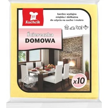 Utěrka Viskózové Utěrka Kuchcik v balení po 10 ks žluté