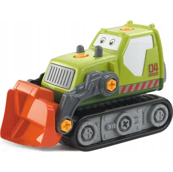 autíčko Dětský stavební buldozer s odnímatelným elektrickým šroubovákem, včetně sad