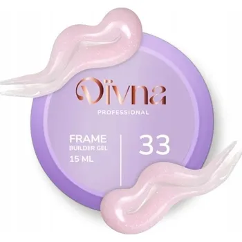 Lak na nehty DIVNA Stavební gel na nehty Frame Builder Gel 33 15 ml