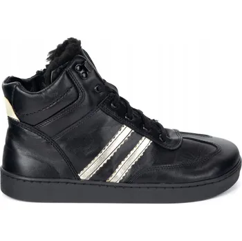 Dámská zimní obuv Dámské kožené BAREFOOT zimní boty 201MP zateplené přírodní kůží, velikost 43