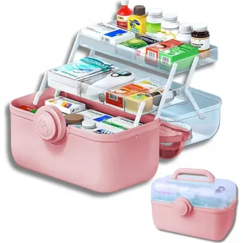 Organizér na léky s 5 přihrádkami na den