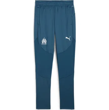 PUMA Dětské tréninkové kalhoty PUMA Olympique de Marseille 10 LET BÍLÁ|MODRÁ