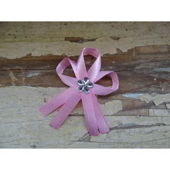 Svatební dekorace Svatební vývazek - růžová 94