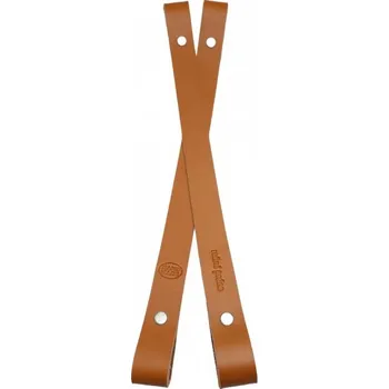 Kabelka Popruh na košík nebo kabelku kožený š.2cm - 60 cm - ořech